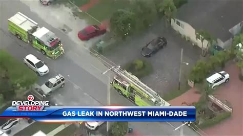 Miami-Dade Fire Rescue responds to gas leak in Northwest Miami-Dade